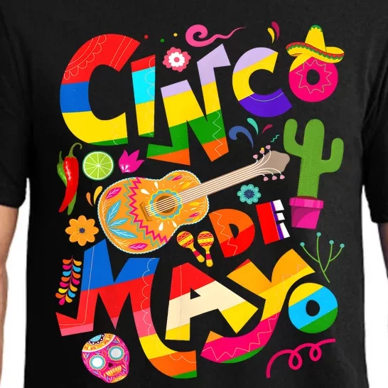 Cinco De Mayo Lets Fiesta Squad 5 De Mayo Mexican Fiesta Pajama Set