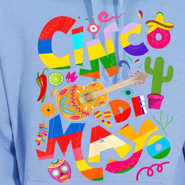 Cinco De Mayo Lets Fiesta Squad 5 De Mayo Mexican Fiesta Unisex Surf Hoodie