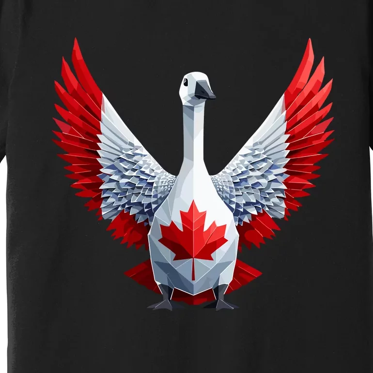 Canada Day Maple Leaf Bird Premium T-Shirt