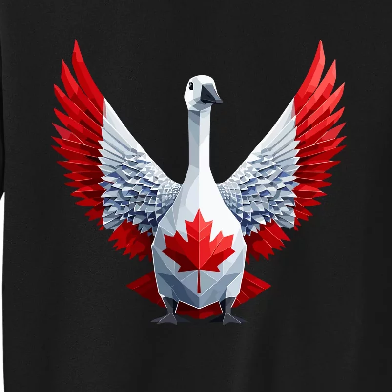 Canada Day Maple Leaf Bird Tall Sweatshirt