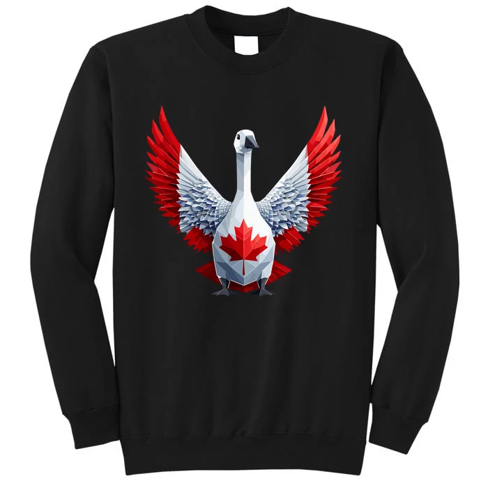 Canada Day Maple Leaf Bird Tall Sweatshirt