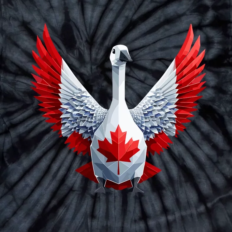 Canada Day Maple Leaf Bird Tie-Dye T-Shirt