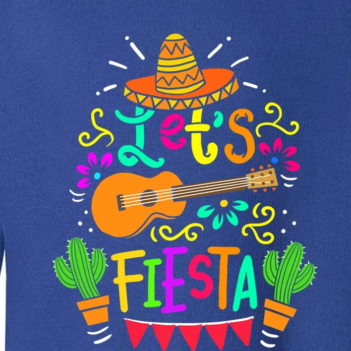 Cinco De Mayo Gift For Mexican Guitar Cactus Gift Toddler Sweatshirt