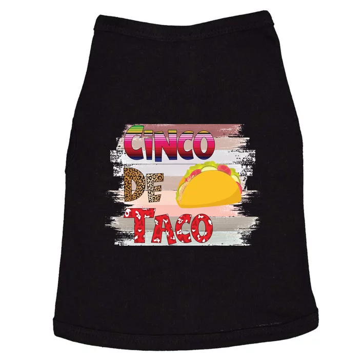 Cinco De Mayo Taco Sombrero Festival Holiday Tacos Doggie Tank