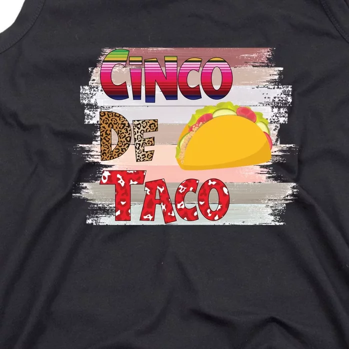 Cinco De Mayo Taco Sombrero Festival Holiday Tacos Tank Top