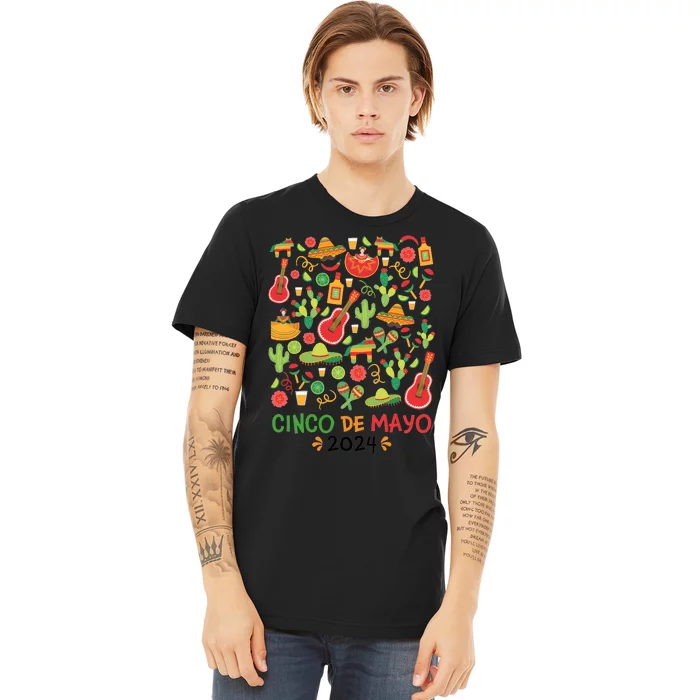 Cinco De Mayo 202 Mama Cita Mexican Premium T-Shirt