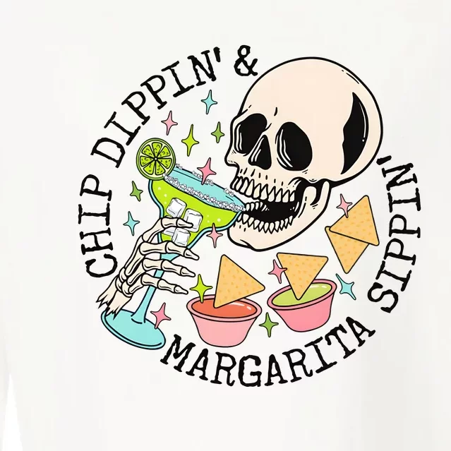 Cinco De Mayo Chip Dippin Margarita Sippin Cropped Pullover Crew