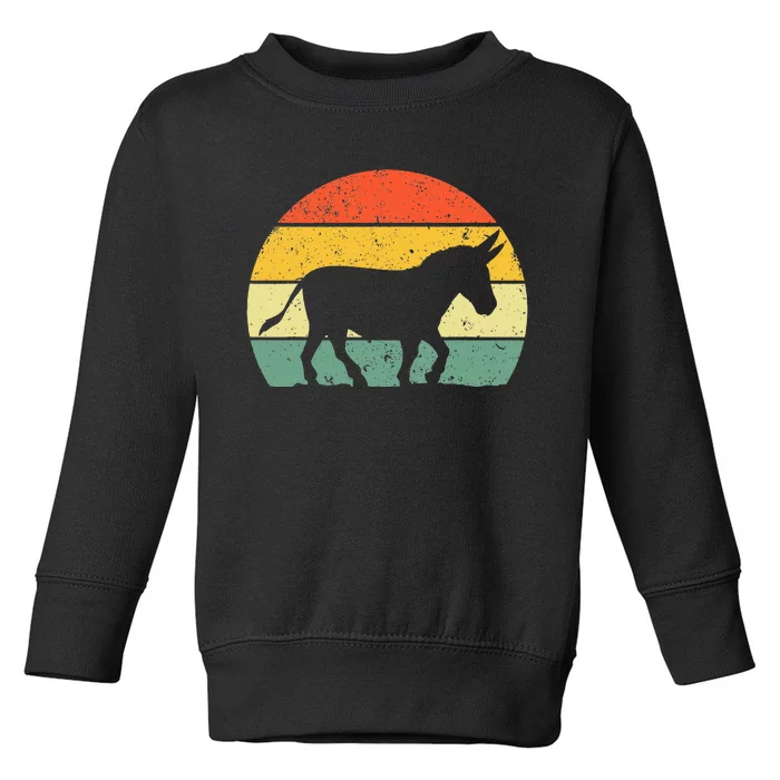 Cool Donkey Mule Horse Animal Lover Jackass Toddler Sweatshirt