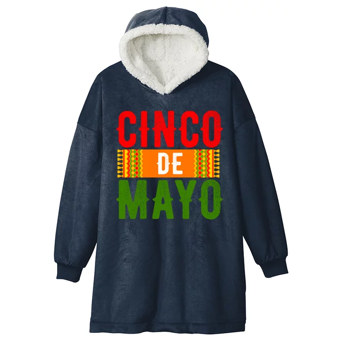 Cinco De Mayo Holiday Festive Hooded Wearable Blanket