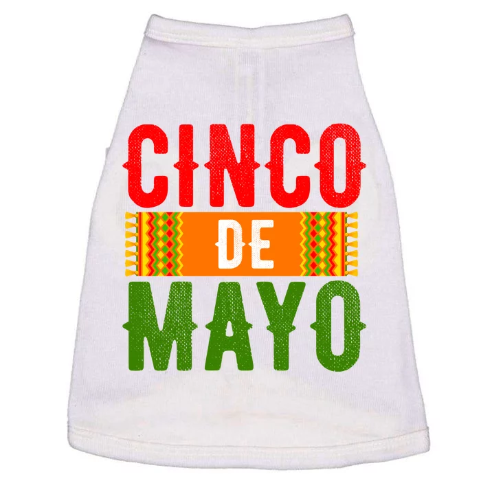 Cinco De Mayo Holiday Festive Doggie Tank