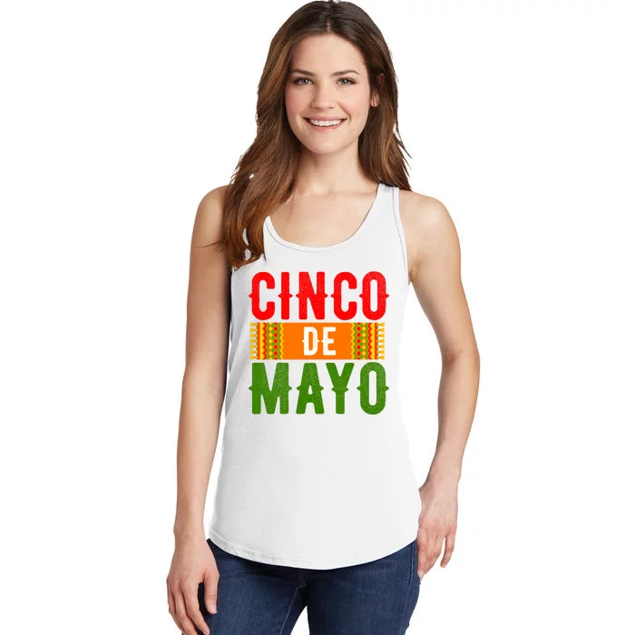 Cinco De Mayo Holiday Festive Ladies Essential Tank