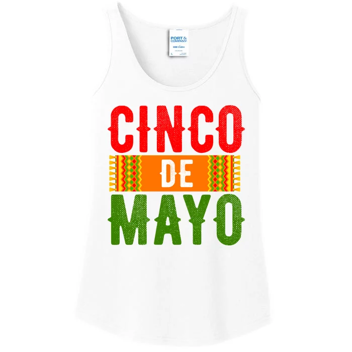 Cinco De Mayo Holiday Festive Ladies Essential Tank