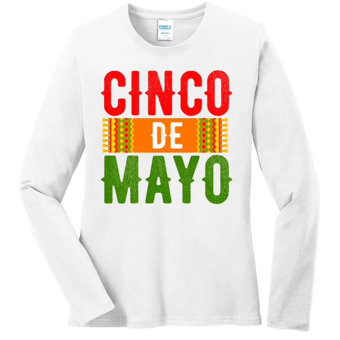 Cinco De Mayo Holiday Festive Ladies Long Sleeve Shirt