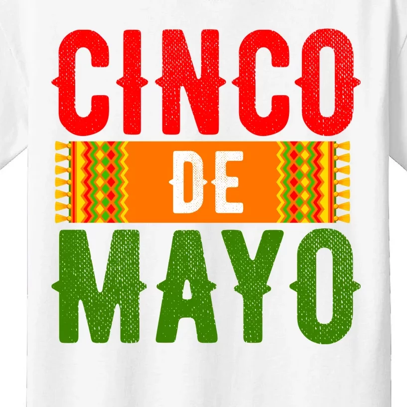 Cinco De Mayo Holiday Festive Kids T-Shirt