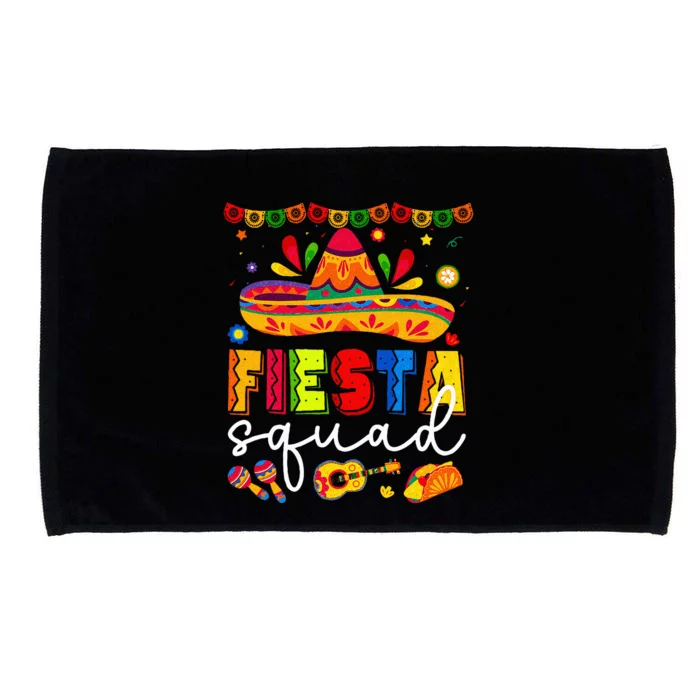 Cinco de Mayo Fiesta Squad Family Microfiber Hand Towel