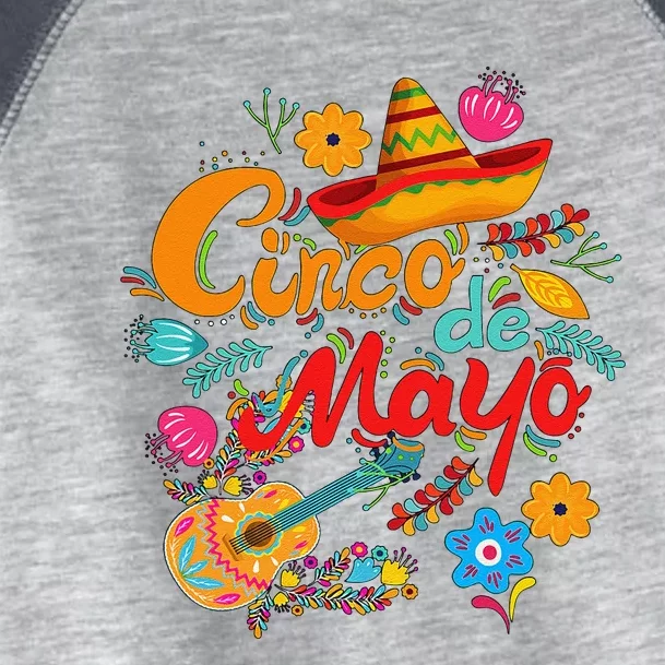 Cinco De Mayo Funny Mexican Fiesta 5 De Mayo Toddler Fine Jersey T-Shirt