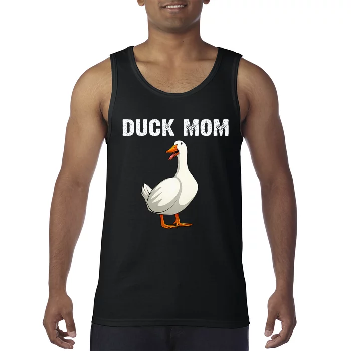 Cool Duck Mom Mother Mama Farm Animal Lover Ducks Tank Top