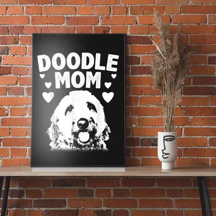 Cute Doodle Mom For Women Mama Golden Doodle Dog Owner Poster