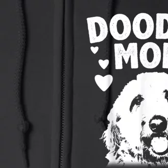 Cute Doodle Mom For Women Mama Golden Doodle Dog Owner Full Zip Hoodie