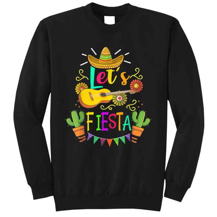 Cinco De Mayo Mexican Guitar Cactus for  Wo boy girl Sweatshirt