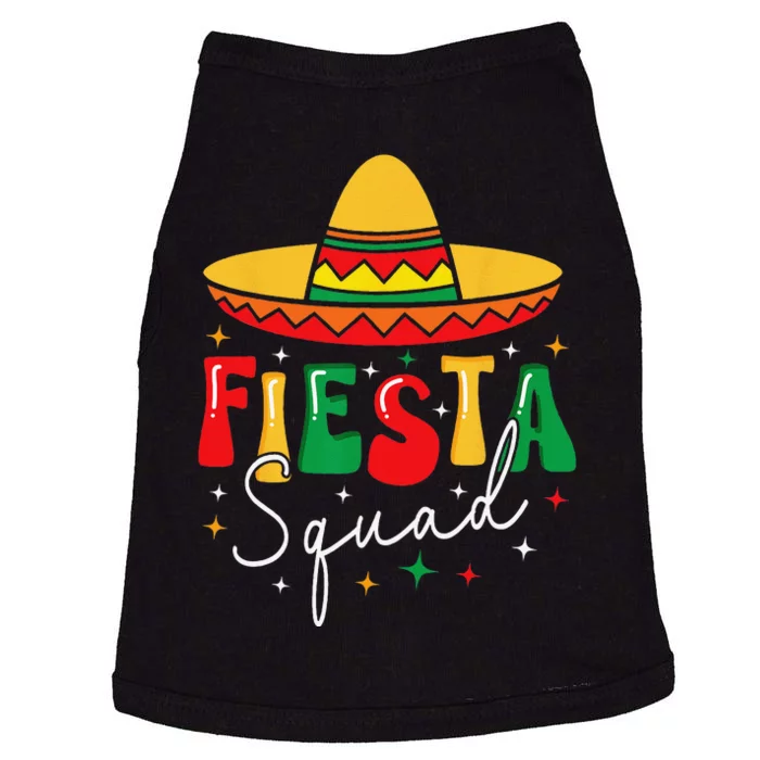 Cinco De Mayo Fiesta Squad Funny Mexican Fiesta 5 De Mayo Doggie Tank