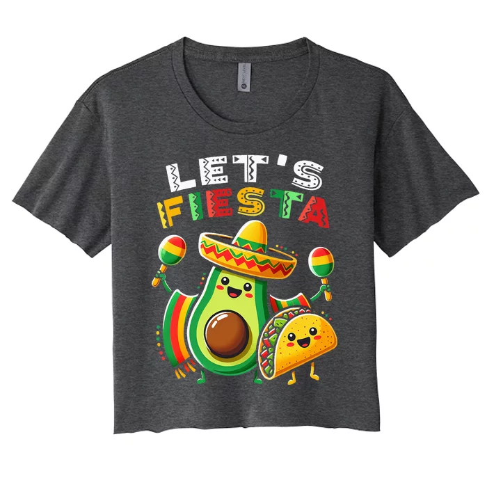 Cinco De Mayo Mexican Fiesta Women's Crop Top Tee