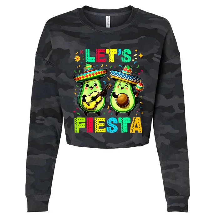 Cinco De Mayo Mexican Fiesta Cropped Pullover Crew