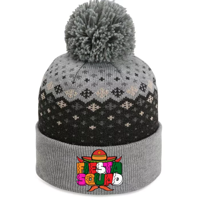 Cinco De Mayo Fiesta Squad Graphic The Baniff Cuffed Pom Beanie