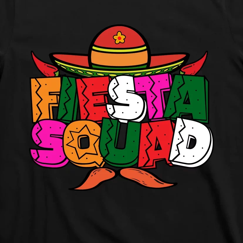 Cinco De Mayo Fiesta Squad Graphic T-Shirt