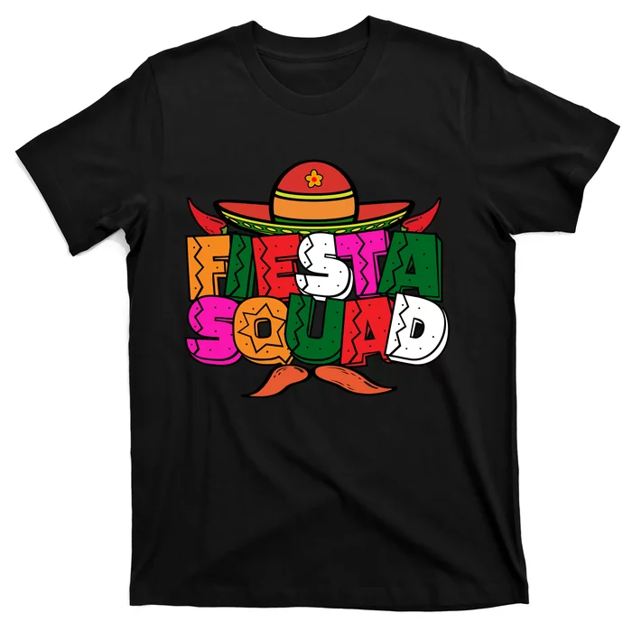 Cinco De Mayo Fiesta Squad Graphic T-Shirt