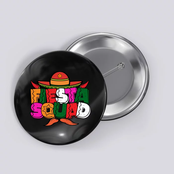 Cinco De Mayo Fiesta Squad Graphic Button