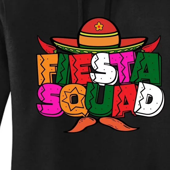 Cinco De Mayo Fiesta Squad Graphic Women's Pullover Hoodie