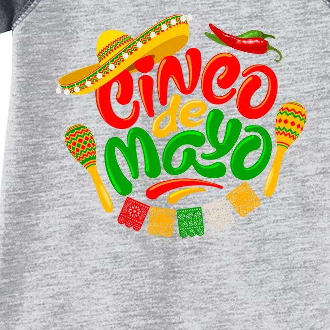 Cinco De Mayo Fiesta Celebration Infant Baby Jersey Bodysuit