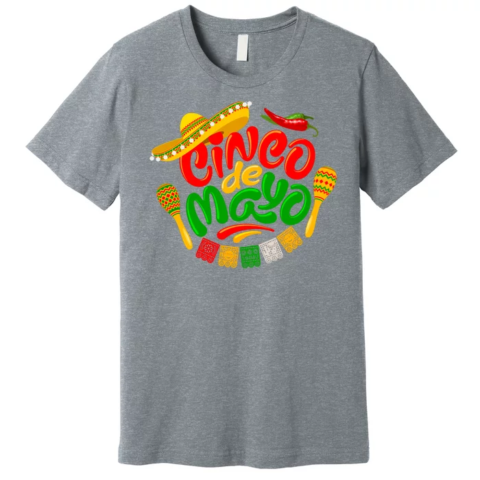 Cinco De Mayo Fiesta Celebration Premium T-Shirt