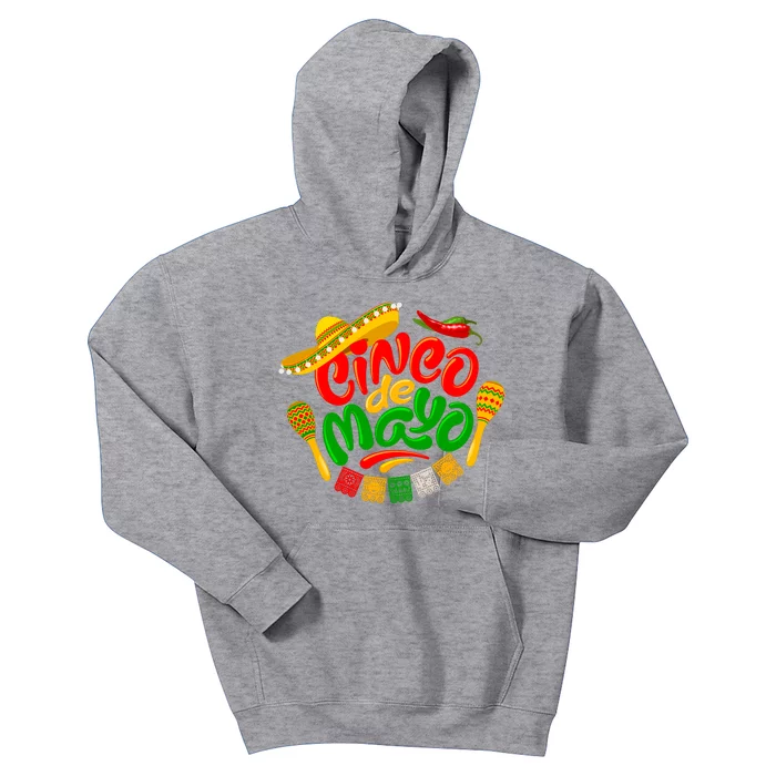 Cinco De Mayo Fiesta Celebration Kids Hoodie