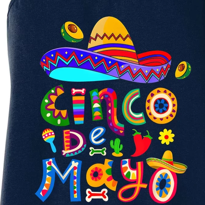 Cinco De Mayo Mexican Fiesta 5 De Mayo Women Men Women's Racerback Tank