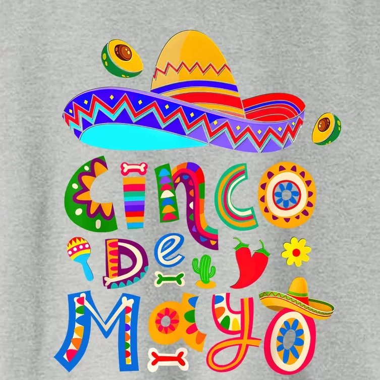 Cinco De Mayo Mexican Fiesta 5 De Mayo Women Men Women's Crop Top Tee