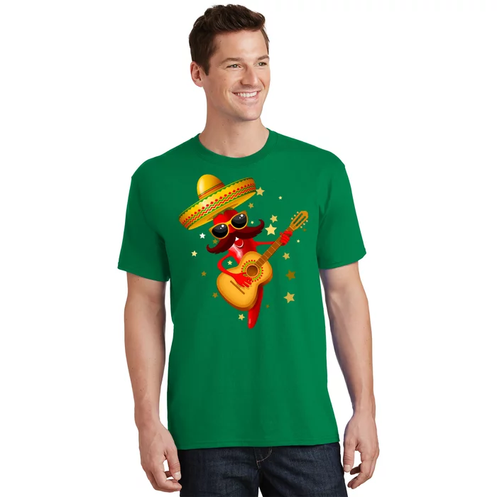 Cinco De Mayo Spicy Chili Pepper Fiesta T-Shirt