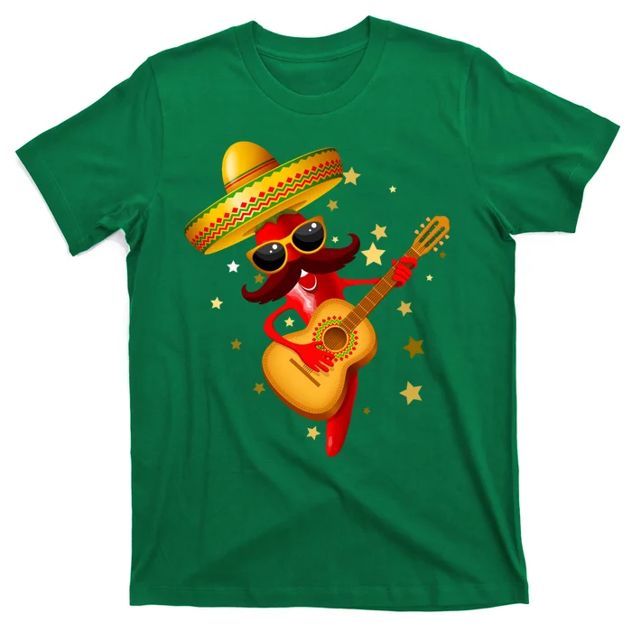 Cinco De Mayo Spicy Chili Pepper Fiesta T-Shirt