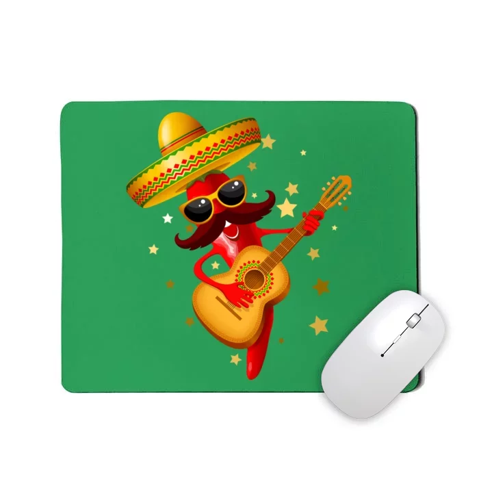 Cinco De Mayo Spicy Chili Pepper Fiesta Mousepad