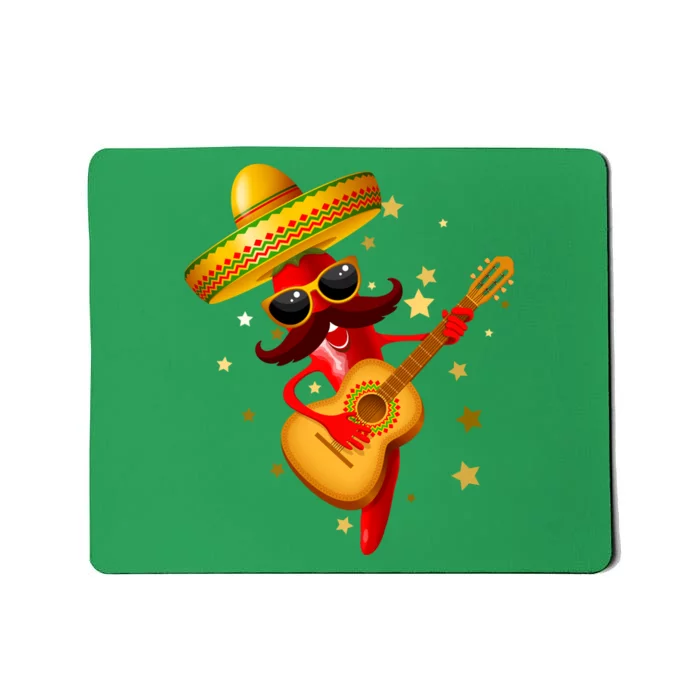 Cinco De Mayo Spicy Chili Pepper Fiesta Mousepad