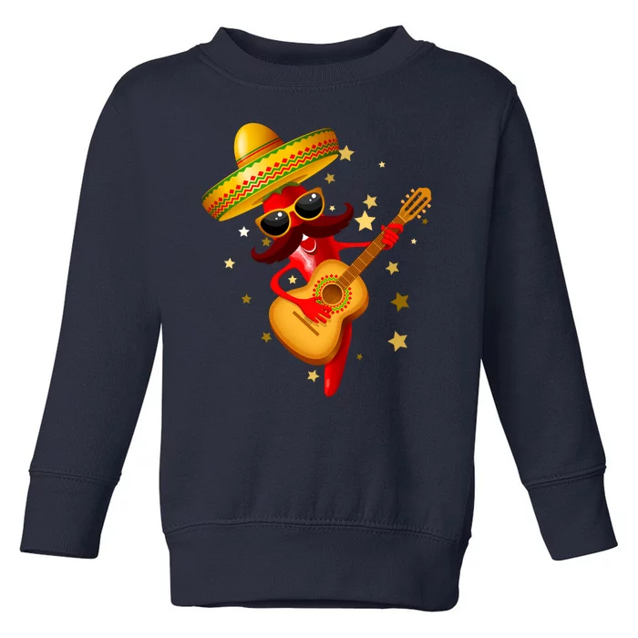 Cinco De Mayo Spicy Chili Pepper Fiesta Toddler Sweatshirt