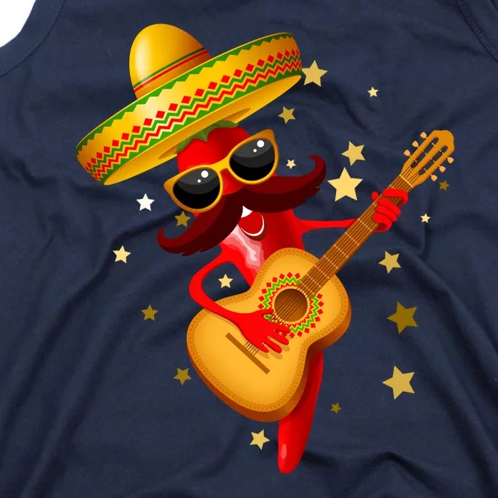 Cinco De Mayo Spicy Chili Pepper Fiesta Tank Top