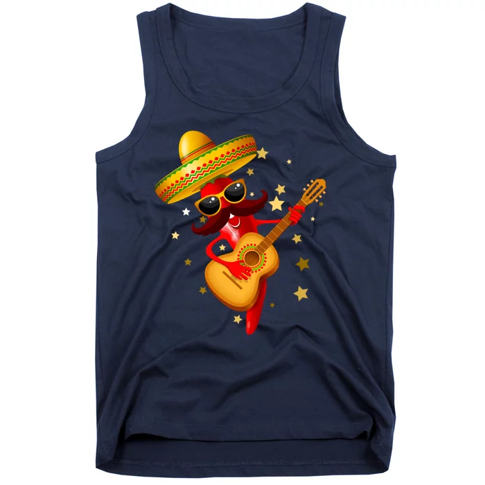 Cinco De Mayo Spicy Chili Pepper Fiesta Tank Top