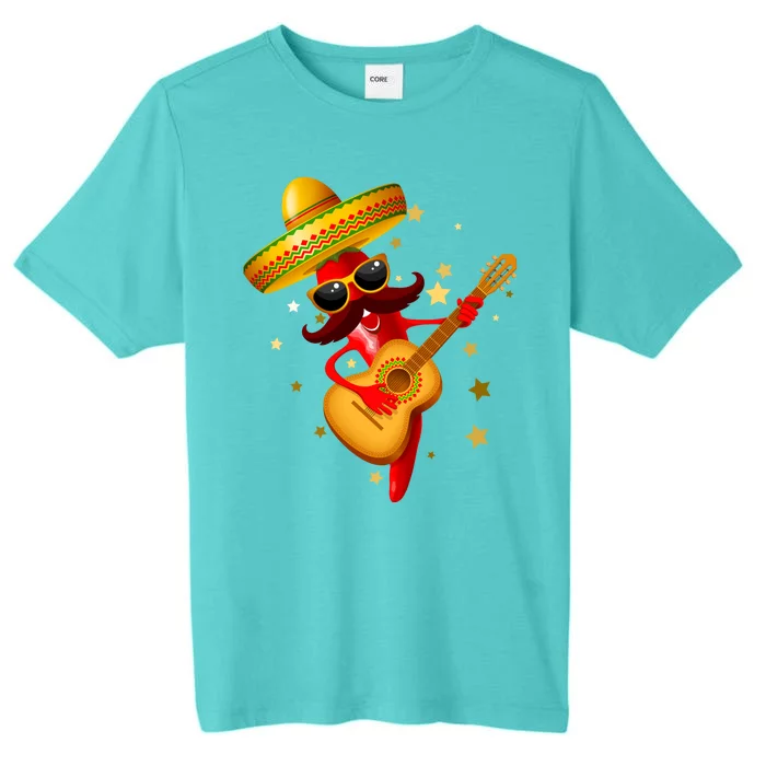 Cinco De Mayo Spicy Chili Pepper Fiesta ChromaSoft Performance T-Shirt