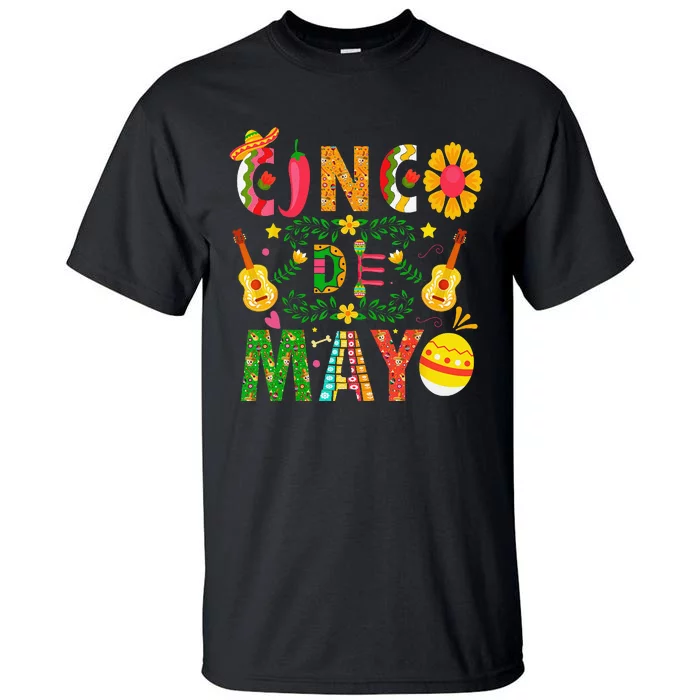 Cinco De Mayo Mexican Fiesta 5 De Mayo Tall T-Shirt