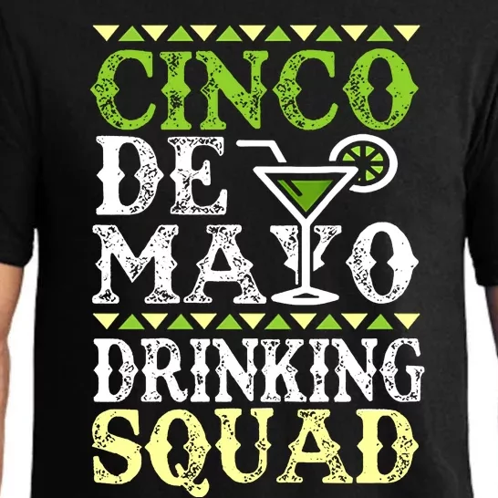 Cinco De Mayo Drinking Squad Pajama Set