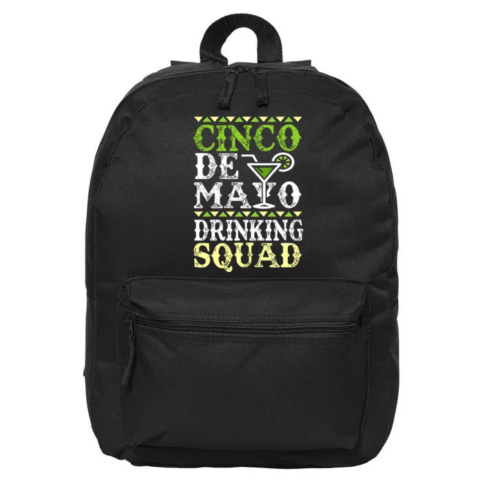 Cinco De Mayo Drinking Squad 16 in Basic Backpack