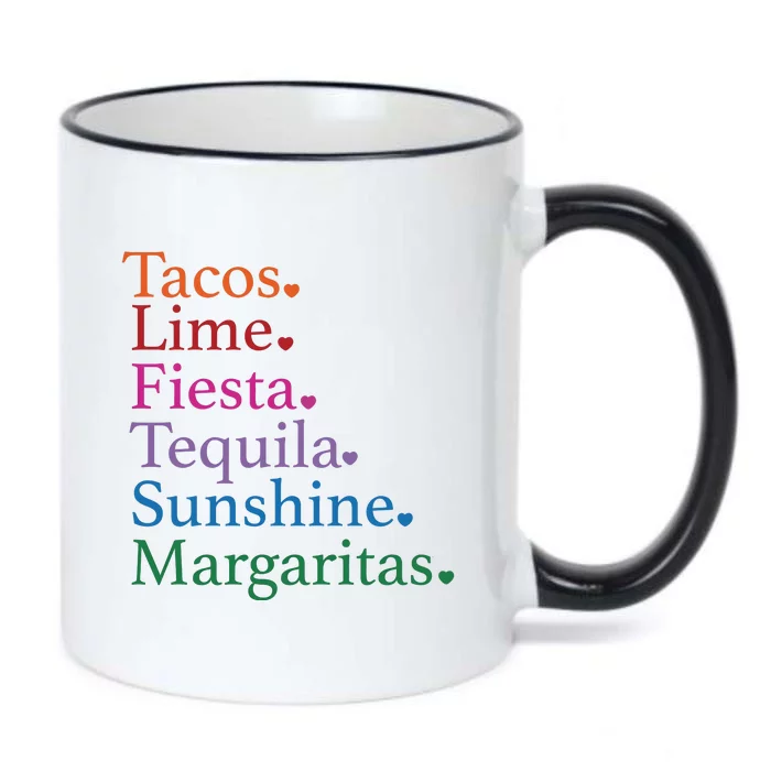 Cinco De Mayo Party Mexican Fiesta Tacos And Tequila Black Color Changing Mug