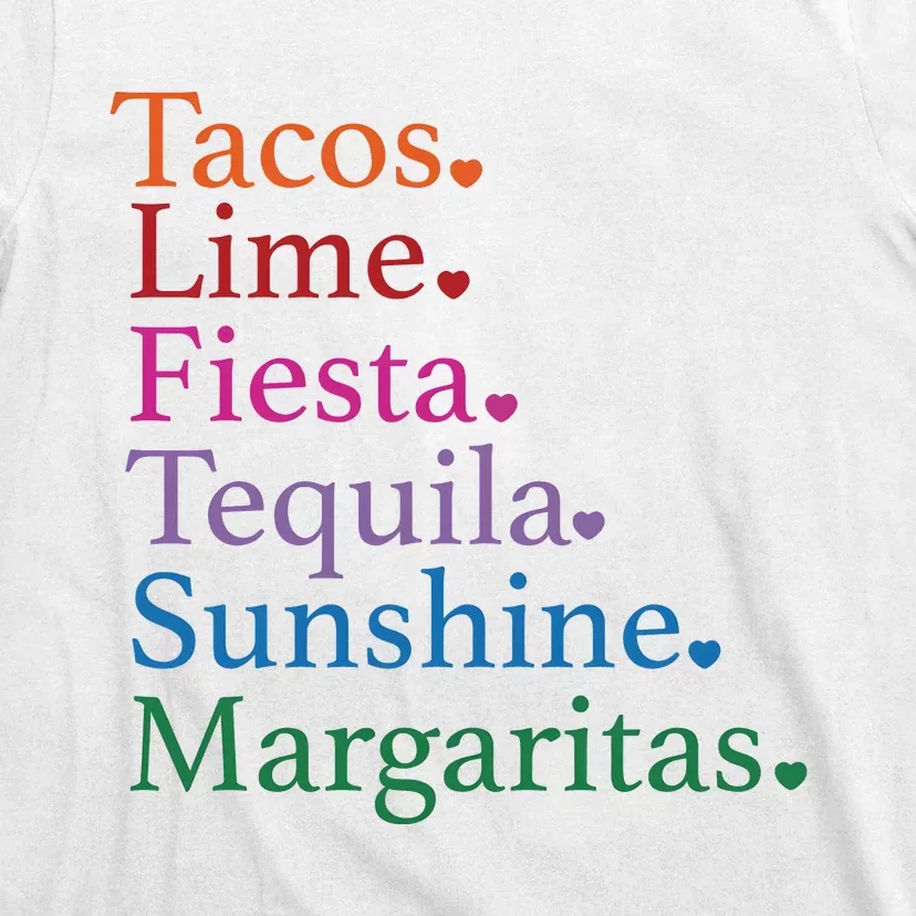 Cinco De Mayo Party Mexican Fiesta Tacos And Tequila T-Shirt